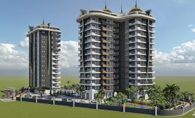 Nuevo apartamento de 1 dormitorio en venta en Hills Mahmutlar