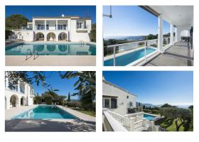 Magnífica casa con vista panorámica al mar - colina Gairaut
