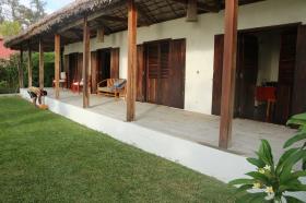 Façade côté lagon