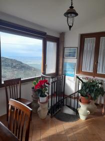 Villa con vistas a Sonnino y los pueblos de los alrededores