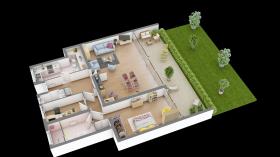 Apartamento en planta baja con vistas panorámicas al mar y al cielo